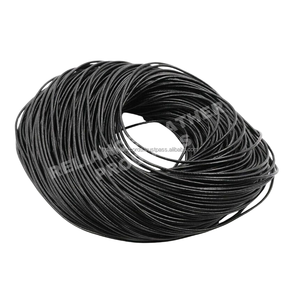 2.5mm đen vòng da & dây Vòng đeo tay Kit Dây da chính hãng 2mm với những phát hiện - Product Image 2