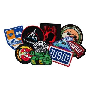 Écusson brodé thermocollant personnalisé, badge tissé à coudre pour vêtements, chapeaux, sacs, vestes, sweats à capuche, uniformes – Vente en gros, usine, OEM, ODM - Product Image 2