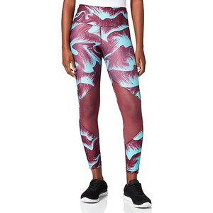 Leggings de compression taille haute pour femme à imprimé camouflage, longueur intégrale, en tricot extensible, sportifs, en spandex et polyester, décontractés - Product Image 6