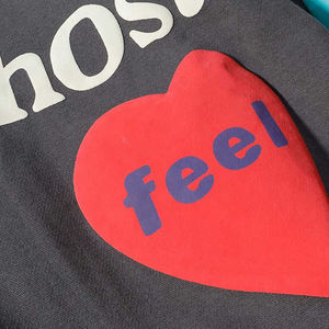 Sudadera con Capucha Personalizada para Hombre, Diseño Vintage con Estampado de Letras y Corazón, Estilo Urbano Informal, Sudadera con Capucha Extra Grande - Product Image 5