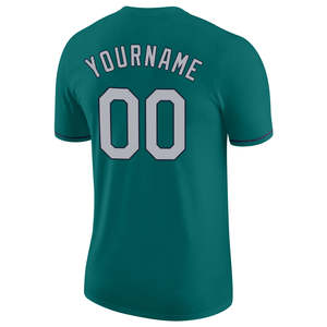 Maillot de baseball vert personnalisé par sublimation, vente en gros, chemise d'équipe athlétique, fabricant d'uniformes OEM, vêtements de sport en gros, chemises pour hommes USA - Product Image 4