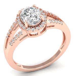 REYES Trendy Design 925 Sterling Silver Moissanite Engagement Rings Luxury 14K 18K Gold Wedding Fine Jewelry for Women - Product Image 2