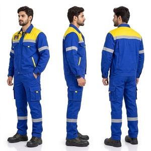 Uniforme de Seguridad, Ropa de Trabajo Profesional con Tiras Reflectantes, Construcción Duradera, Tela Transpirable, Ajuste Cómodo, Ropa de Trabajo - Product Image 5