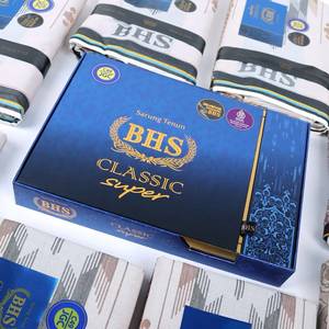 Sarong Lungi BHS Classic dorado JGC blanco Jacquard Indonesia - Product Image 2