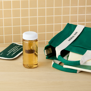 OHBOTTLE Bottiglia d'Acqua in Tritan con Logo Personalizzato Stampato in Serigrafia, Coperchio con Infusore per Tè, Design Coreano Durevole, 350ml, Portatile, Promozionale - Product Image 3