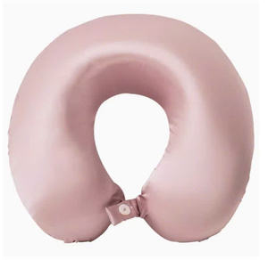 หมอนรองคอสำหรับเดินทาง ทำจากผ้าไหมมัลเบอร์รี่ 100% ขนาด 19 มม. พร้อมเมมโมรี่โฟม รูปทรงตัวยู ช่วยรองรับสรีระ - Product Image 1