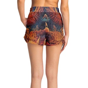 ดีเทลการเย็บแบบคอนทราสต์ ลุคอุตสาหกรรมสมัยใหม่ ทนทาน ทันสมัย ใช้งานได้หลากหลาย กางเกงขาสั้นลำลองสำหรับผู้หญิง - Product Image 6