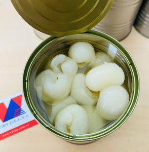Lychees entiers en conserve de qualité supérieure dans un sirop léger – Goût sucré |   Certifié ISO/HACCP - Product Image 1