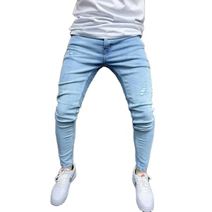 Pantalones de mezclilla suaves para hombre Pantalones vaqueros ajustados cómodos Ropa informal duradera para el día a día Ideal para actividades al aire libre - Product Image 1