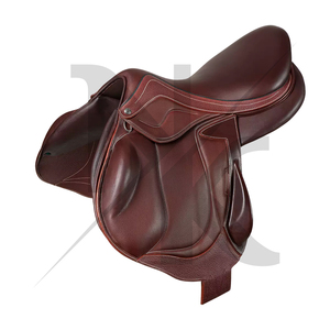 Silla de doma profesional para equitación con estructura de madera, calidad premium, duradera, productos originales de carreras de caballos ingleses de la India. - Product Image 2