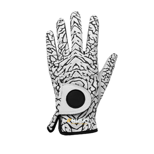 White Microfiber Half Finger Golf Gloves Unisex Non-Slip <b>Hook</b> and Loop Closure Cycling Outdoor Sports Hands Protection - Product Image 5
