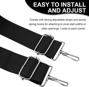 Puerta de Seguridad para Establos de Caballos – Barrera Ajustable de Acero para Caballos, Construcción Resistente con Fácil Instalación - Product Image 6