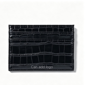Slim PU Leather Card <b>Holder</b> 10x7.5cm Thin <b>Wallet</b> for Credit Cards Travel Case Minimalist Design - Product Image 5