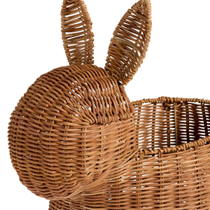 Premium 100% Handmade Rattan Rabbit Basket For <b>Easter</b>, Rattan Bunny Shaped Baskets <b>Gift</b> Basket From Vietnam Factory - Product Image 3