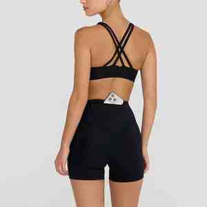 Nueva Ropa Deportiva, Conjunto de 2 Piezas de Leggings Deportivos con Efecto Levanta Glúteos, Tejido Sin Costuras, para Gimnasio, Fitness y Yoga para Mujer - Product Image 2