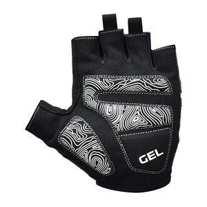 Black <b>half</b> Finger Cycling Gloves Breathable Anti <b>Slip</b> Gel Palm Riding Gloves for Bicycle Outdoor Sports - Product Image 5
