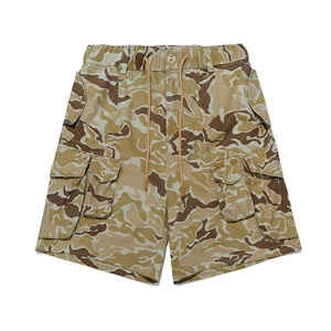 High Street Trend Men's Camouflage Cargo Shorts Verano Algodón Impreso Multi-Bolsillo Casual Loose Fit para deportes al aire libre Atlético - Product Image 3