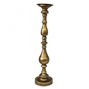 Classic design Gold metal candle holder set luxury tall candlestick stand <b>wedding</b> centerpiece offers in customization options - Product Image 5