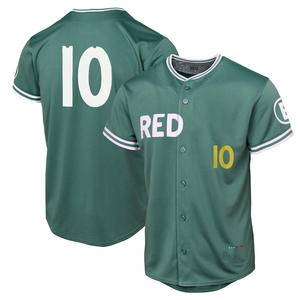 2025 New Men Boston City Connect Baseball Jersey Green Stitched Embroidered Custom Uniform with Logos - Product Image 2