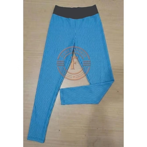 Breathable <b>Nylon</b> Spandex Workout <b>Leggings</b> for Women Elastic High Rise Fitness Tights - Product Image 1
