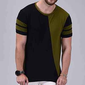 Custom Men's Casual T-shirts Bulk Wholesale 100% Cotton Premium 180g Knitted Breathable Eco-Friendly Plain Dyed Print <b>Light</b> - Product Image 6