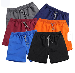 <b>Men's</b> <b>Orange</b> Mesh <b>Shorts</b> With Side Stripe Drawstring Waist Sporty Style Breathable Fabric - Product Image 6
