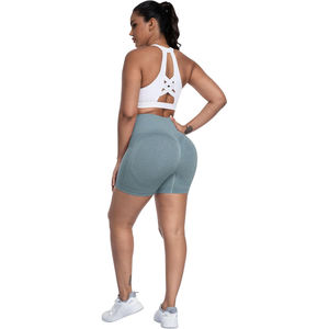 Shorts Deportivos Brillantes en la Oscuridad para Mujer, Cintura Alta, para Yoga, con Detalles Reflectantes, para Entrenamiento Nocturno - Product Image 5