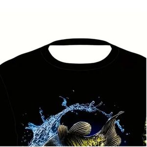 Chemise de pêche pour homme à manches longues, respirante, séchage rapide, polyester, protection UV, jersey de pêche au bar, personnalisable, OEM, vente en gros - Product Image 4