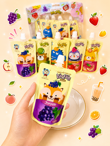Jugo de gelatina LUC LAC 800g, Tendencia 2026 |   Paquete de 10 Bebidas de Frutas Divertidas, Postre Vitamínico, Ofertas B2B de Venta Rápida - Product Image 3
