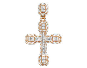 Pendentif Hip Hop tendance avec chaîne |   Argent sterling |   Bijoux personnalisés - Product Image 1