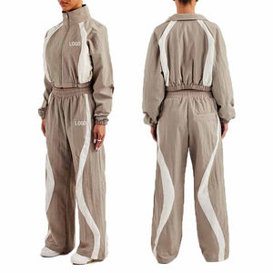 Chaqueta Deportiva Cortavientos de Nailon de Alta Calidad para Hombre y Mujer, Diseño Sólido, Ajuste Holgado, con Logotipo Personalizado - Product Image 1