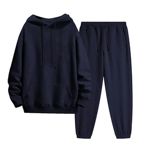 Wholesale Manufacturer High Quality Street-wear Jogger Suits 100% Cotton Unisex Tracksuit With Custom Logo at Cheap Price - Product Image 6