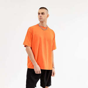 <b>Blank</b> 100% Cotton Street Wear Oversized Drop Shoulder T-Shirt for Men Custom High Quality Eco-Friendly 240g Heavy <b>Weight</b> - Product Image 4