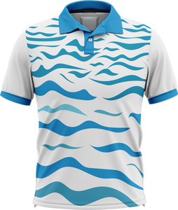 Chemises polo de pêche fabriquées au Pakistan en spandex et polyester respirant à manches courtes pour le golf et la pêche - Product Image 6