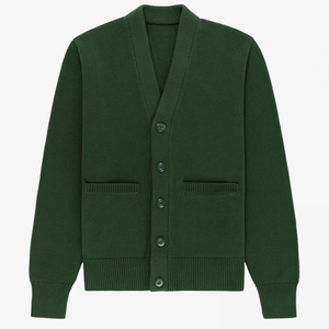 เสื้อคาร์ดิแกนแบบสั่งทำสำหรับผู้ผลิตปี 2026 คาร์ดิแกนคอวีสำหรับผู้ชายสไตล์มหาวิทยาลัย เสื้อสเวตเตอร์สไตล์ยุโรปและอเมริกาสำหรับผู้หญิง - Product Image 5