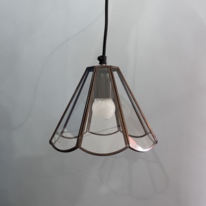 Gold Metal Glass Bell Pendant <b>Light</b> Soft Warm White <b>Small</b> Living Room <b>Ceiling</b> Lamp - Product Image 5