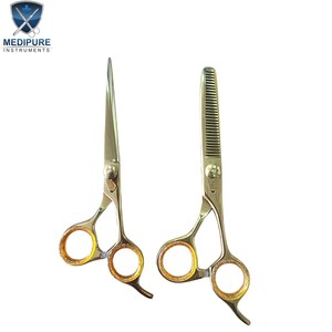 Ciseaux de coiffure de haute précision, ciseaux de salon pour couper les cheveux, poignée ergonomique, bords tranchants, acier inoxydable - Product Image 5
