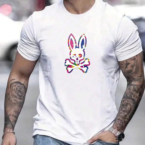 Professional New Quality Trending Men Sublimation Printed <b>T</b>-<b>Shirt</b> Customized Vintage Acid Washed Knitted Breathable Short Sleeve - Product Image 1