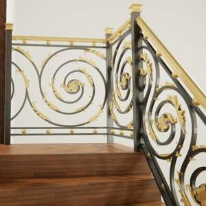 Sistema de Barandillas de Hierro de Alta Calidad con Rieles Resistentes para una Protección Duradera de las Escaleras - Product Image 4