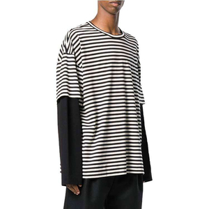 Nuevas Camisetas de Doble Capa con el Mejor Material, Logotipo Personalizado, Camiseta de Manga Larga, Impresión DTG de Alta Calidad, Doble Capa - Product Image 4