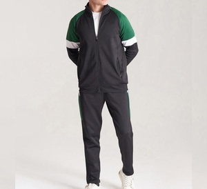 Ensemble de survêtement sportif personnalisé de haute qualité avec fermeture éclair intégrale, vêtements de sport pour la salle de gym et le jogging, fabricant OEM ODM en gros - Product Image 6