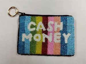 Handmade Mini Seed Beaded <b>Animal</b> Print Lobster Style Coin Purse Coin Collecting Key Card Case Gift Pouch Small Saving Pouch - Product Image 6