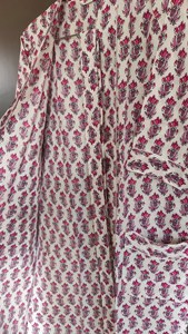 Lot en gros de robes kimono en coton indien imprimé avec ceinture, robes unisexes pour l'hiver et l'été, robes longues faites à la main, vêtements de nuit pour femmes - Product Image 3