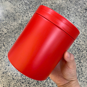 Screw Top Red Lid Medicine Pills Wholesale Pharmaceutical Cylinder <b>Jars</b> 875ml <b>Empty</b> Packaging Plastic As required - Product Image 5