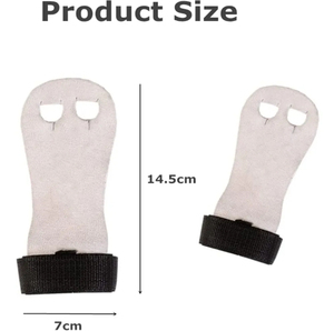 Poignées de gymnastique à 2 trous, conception de soutien fiable, poignées de gymnastique à 2 trous avec intérieur doux et confortable, poignées de gymnastique à 2 trous de qualité supérieure - Product Image 5