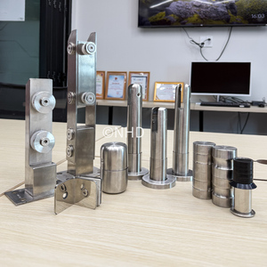 Factory Direct 316 <b>Stainless</b> <b>Steel</b> L-Shaped <b>Bracket</b> for Airport Toilet Partitions and Durable Hardware for Facilities - Product Image 1