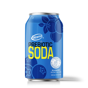 Refresco Prebiótico de Arándanos en Lata de 330 ml, con Fruta Real y Jugo Real, Bajo en Carbohidratos - Product Image 1