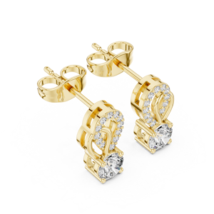 Top Selling Luxury Diamond <b>Earrings</b> for Women <b>Fine</b> Jewelry Suitable for Wedding Engagement Anniversary and Special Occasion Wear - Product Image 4
