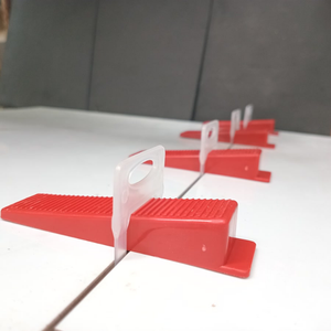 100pcs Reusable PP Plastic <b>Tile</b> <b>Leveling</b> Clips Transparent 1.0mm 1.5mm 3.0mm Self-Adhesive - Product Image 2