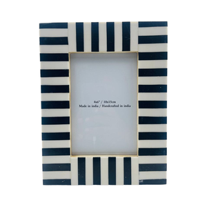 Cadre photo décoratif moderne pliable léger et durable en MDF fait à la main avec un design rayé, personnalisable, vente chaude - Product Image 1